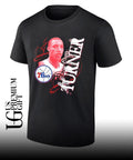 Evan Turner player Philadelphia 76ers NBA portrait shirt