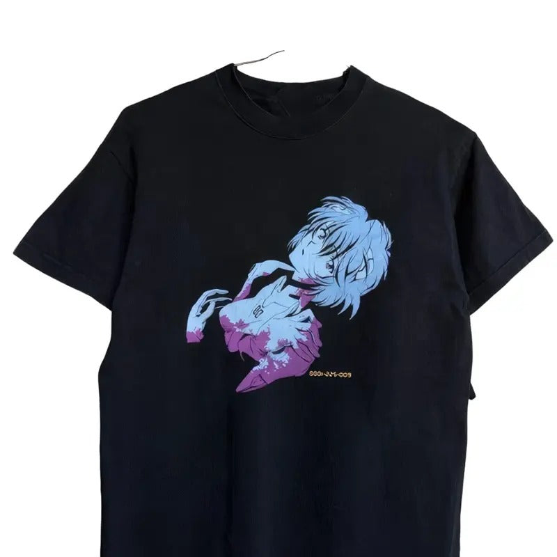 Evangelion's Rei Ayanami T-Shirt Collection - Retro 90's Anime Manga ! Hoodie, Sweatshirt | HypeDripTees.com