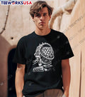 Event Horizon Screaming Face with Barbed Wire Graphic T-Shirt