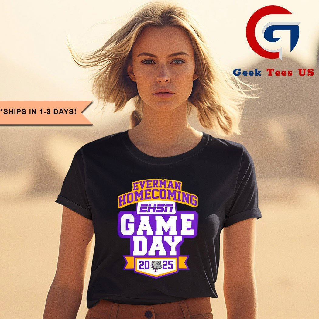Everman High School Homecoming 2025 EHSN Football shirt