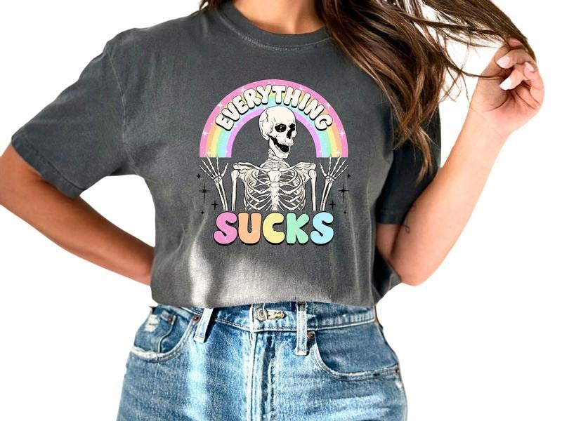 Everything Sucks T-Shirt Hoodie, Sweatshirt | HypeDripTees.com