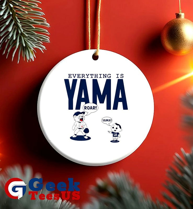 Everything is Yama Yoshinobu Yamamoto Los Angeles Dodgers Baseball signature shirt