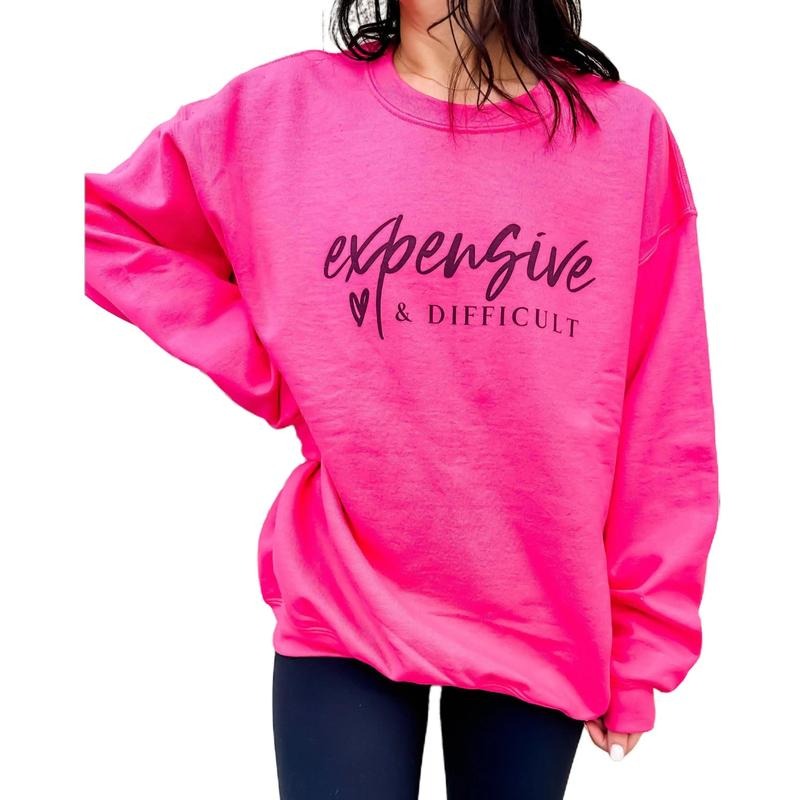 Expensive & Difficult Graphic Sweatshirt T-Shirts, Hoodie | HypeDripTees.com