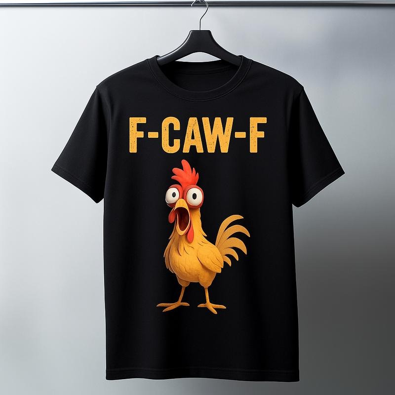 F-Caw-F Chicken Funny Shirt| Crazy Rooster Meme Shirt | Screaming Hen Hoodie, Sweatshirt | HypeDripTees.com