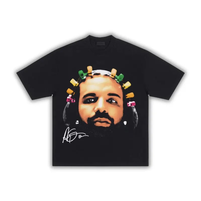 F.A.T.D. Drake Big Face Cotton T-Shirt for Men - Menswear Hoodie, Sweatshirt | HypeDripTees.com