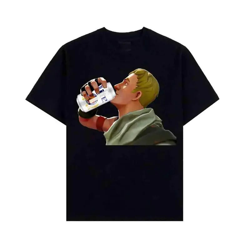 F0rtnite Beer Shirt, Fort.nite Shirt Graphic Tee Vintage Oversized Cotton Short Sleeve Streetwear Casual Trend shirt Gift...