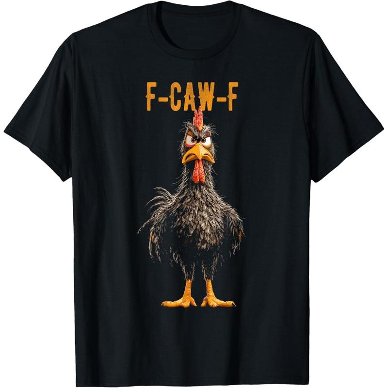 FCAWF Black Chicken, Chicken Lover, Funny F-Caw-F Chicken T-Shirt Hoodie, Sweatshirt | HypeDripTees.com