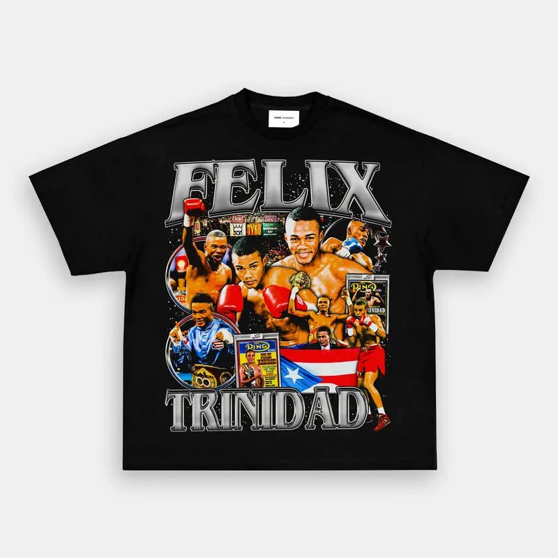 FELIX TRINIDAD TEE Boxing T-shirt, Boxer Tee, Sports Shirt, Athletic Tee, Fitness Gift, Workout T-shirt Crewneck Clothing...