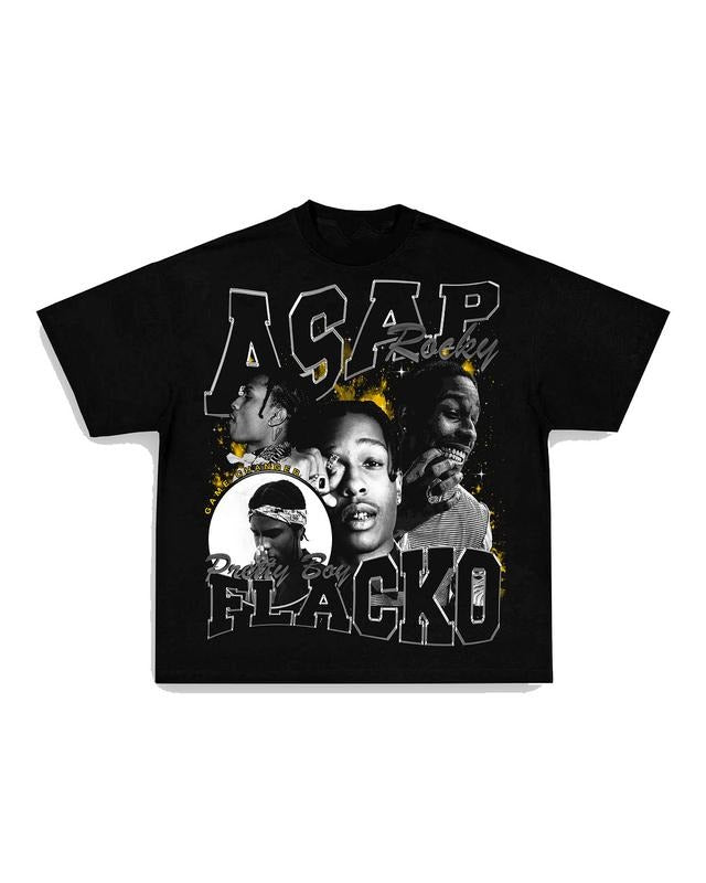 FLACKO TEE Print Short Sleeve Graphic Unisex T-Shirt Casual Menswear Top Man Tshirt Streetwear Crewneck Hoodie, Sweatshirt
