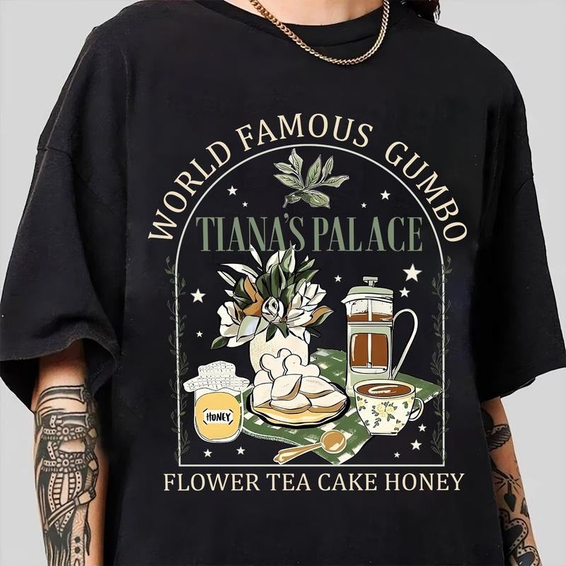FLOWER TEA CAKE HONEY Cartoon Shirt Cartoon Family Shirt Summer Trip Trending Funny Quote Shirt T-Shirts, Hoodie, Sweatshirt