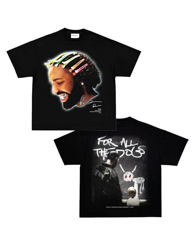 FOR ALL THE DOGS V3 TEE DRAK3, T-shirt, Perfect for True Fans Hoodie, Sweatshirt | HypeDripTees.com