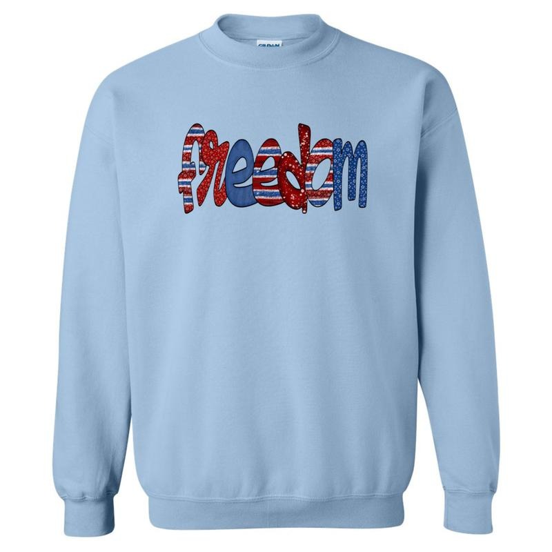FREEDOM Doodle Sweatshirt T-Shirts, Hoodie | HypeDripTees.com