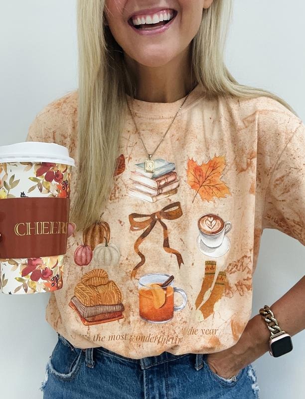 Fall 'Most Wonderful Time of the Year' Tie Dye Autumn Vibes T-Shirt Hoodie, Sweatshirt | HypeDripTees.com