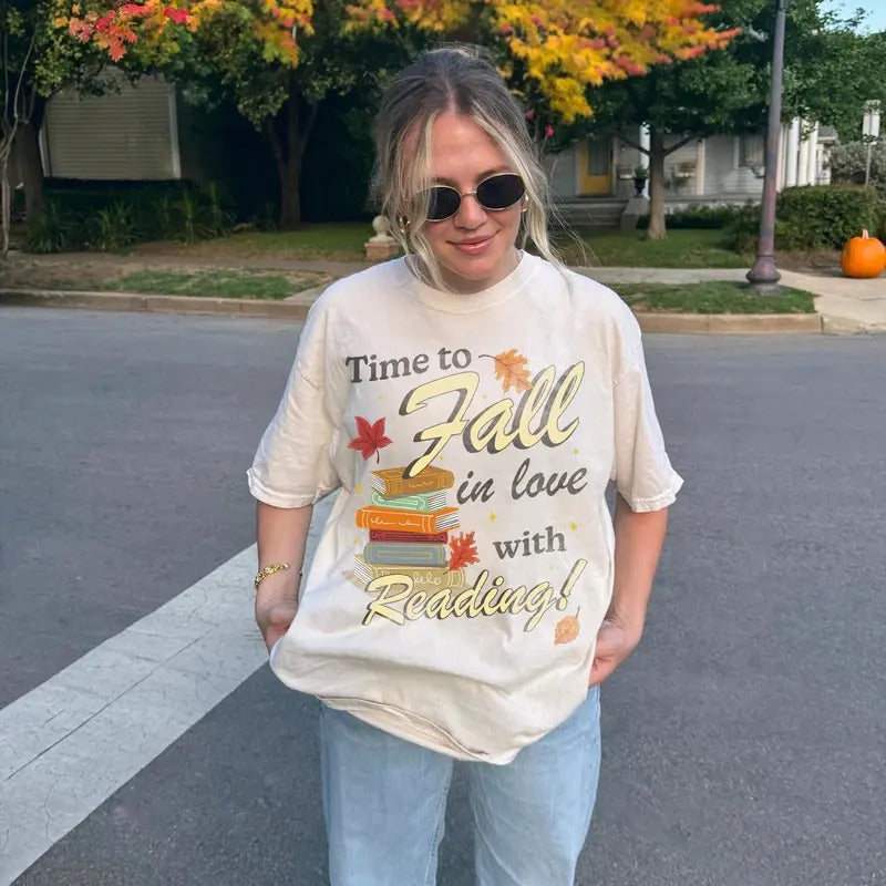 Fall Cozy Readers Club Shirt, Fall Book Shirt Halloween Spooky Season Book Lover Shirt, Bookworm Tee Autumn Reader Season...