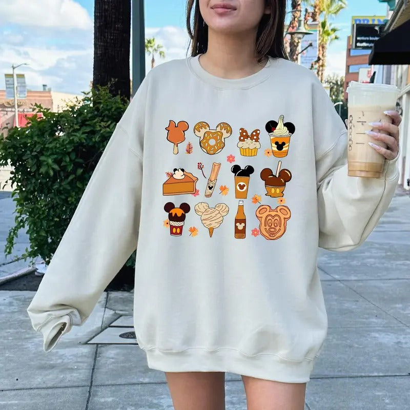 Fall Sweatshirt, Halloween Thanksgiving Sweatshirt, Cute Fall Sweatshirt, Autumn Sweatshirt T-Shirts, Hoodie