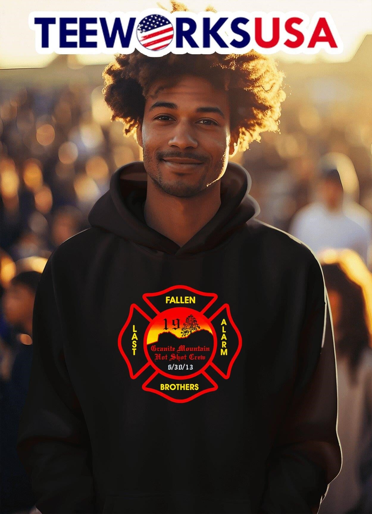 Fallen Last Alarm Brothers 19 Granite Mountain Hot Shot Crew 6 30 13 Shirt