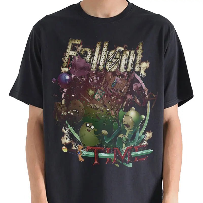 Fallout Adventure time 2 t-shirt, Fallout movies shirt, cartoon sweatshirt hoodie, Fallout Series | HypeDripTees.com