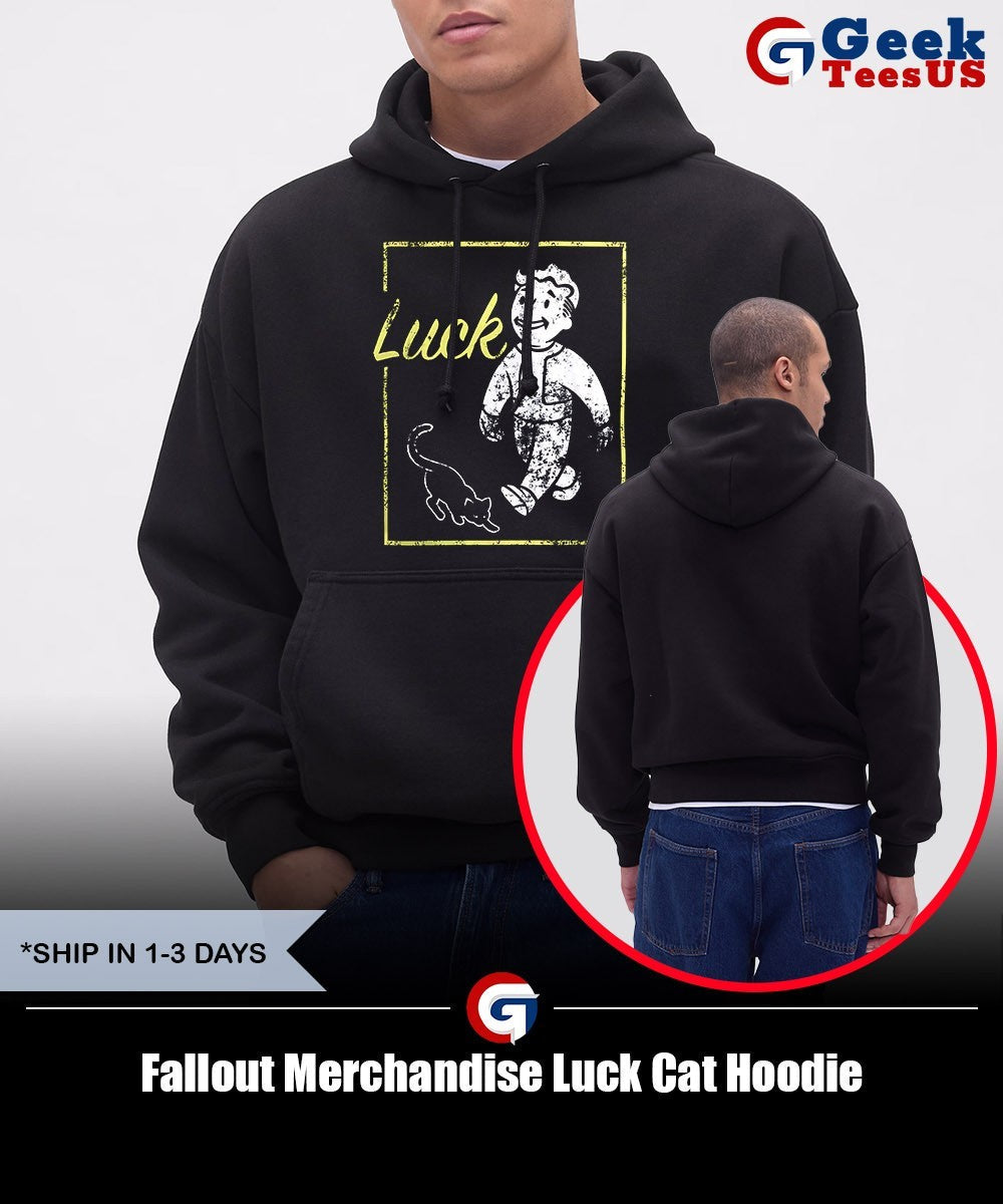 Fallout Merchandise Luck Cat shirt