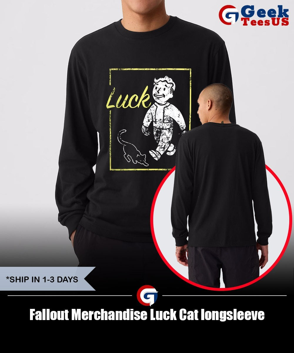 Fallout Merchandise Luck Cat shirt