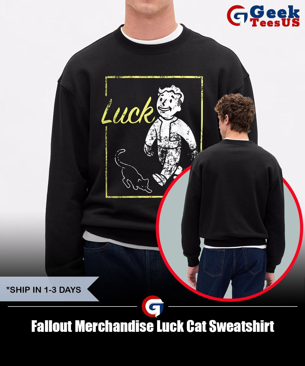 Fallout Merchandise Luck Cat shirt