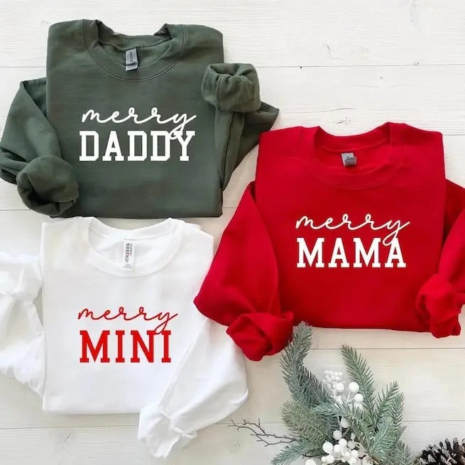 Family Christmas Pajamas, Mommy and Me Christmas Sweaters, Matching Christmas Shirts, Christmas Outfit, Matching...
