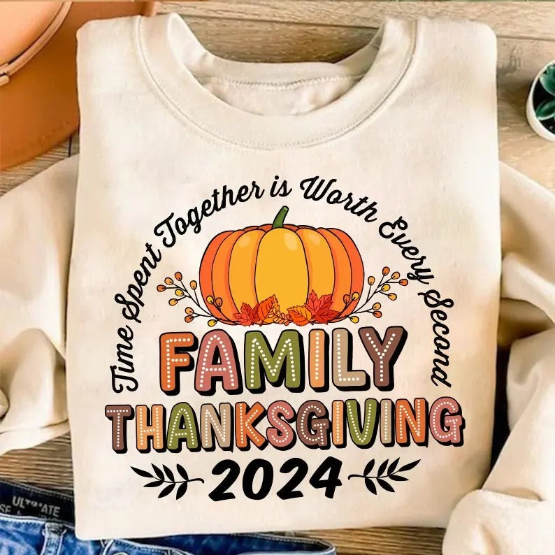 Family Thanksgiving, Autumn Family, Thanksgiving Matching Family Shirts, Family Thanksgiving 2024, Family Thanksgiving...