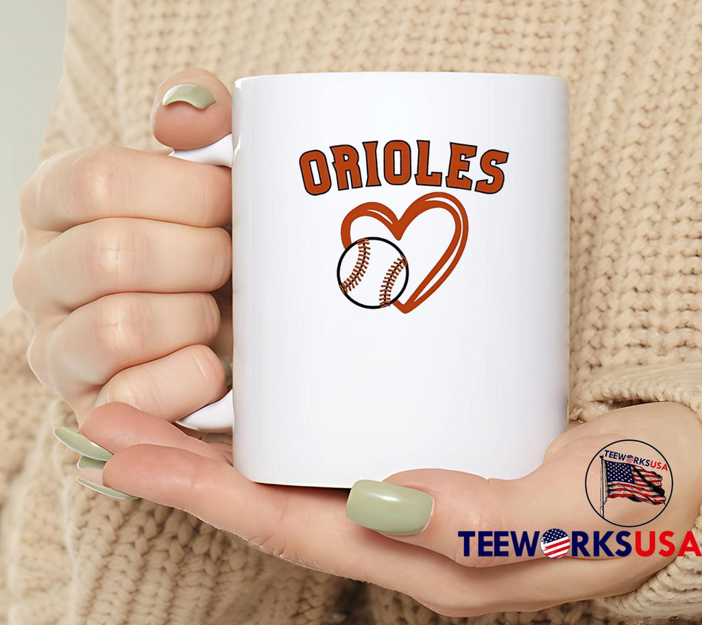 Fan Apparel Love Baseball Orioles T-Shirt