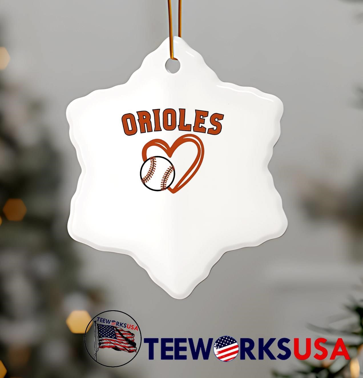 Fan Apparel Love Baseball Orioles T-Shirt