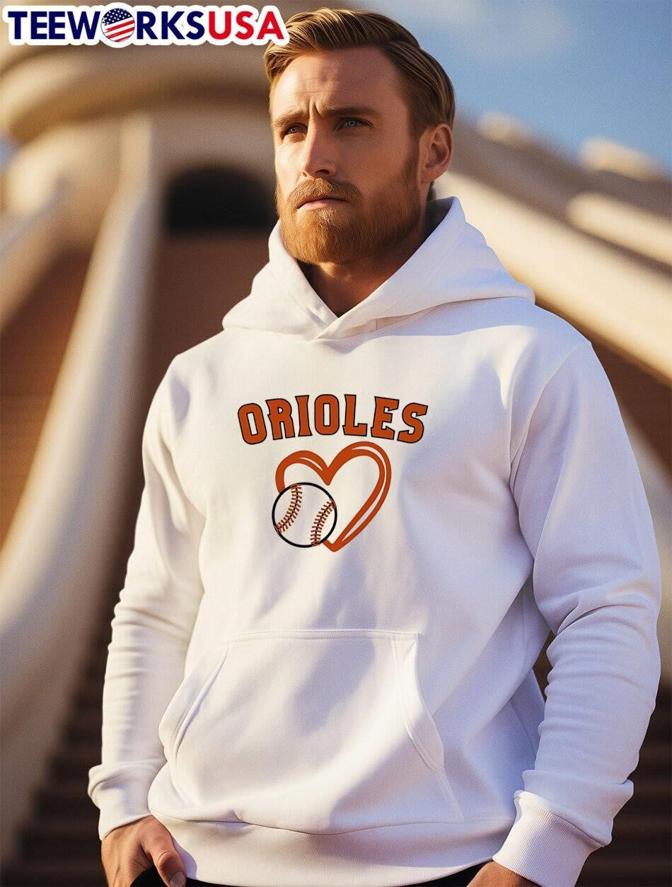 Fan Apparel Love Baseball Orioles T-Shirt