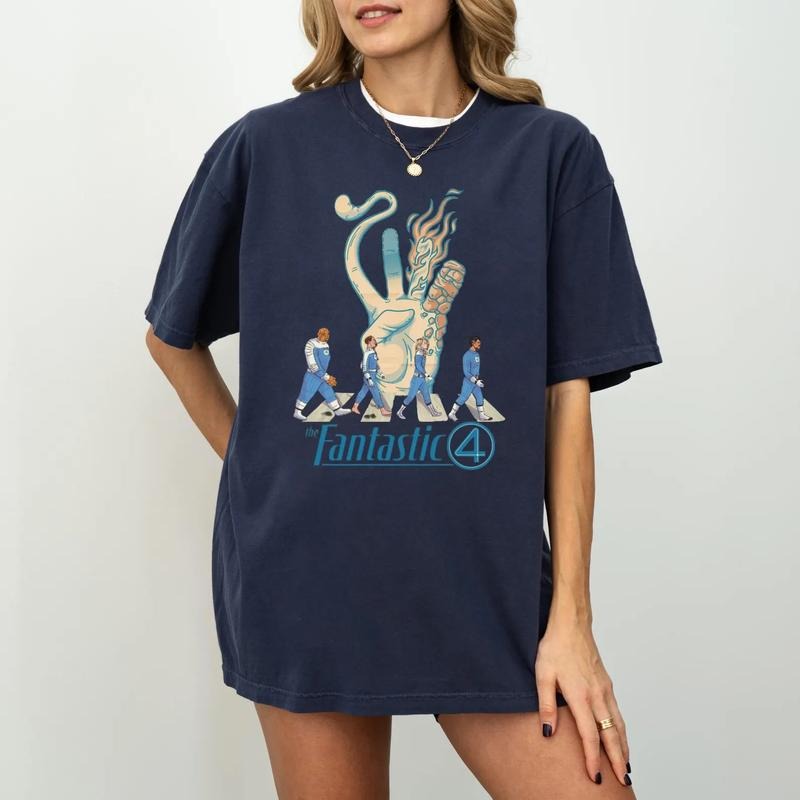 Fantastic Four Team T-Shirt, Pedro Friend Retro Tee Hoodie, Sweatshirt | HypeDripTees.com