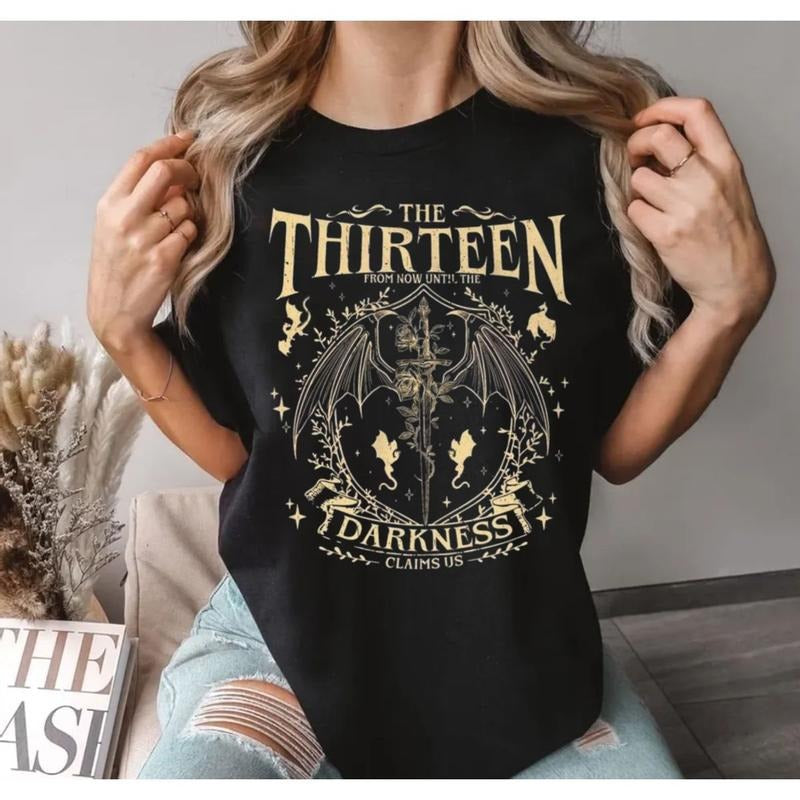 Fantastic Reader Hoodie, From Darkness Claim Us Shirt, Bookish Gifts,Retro The Thirteen Throne Of Glass Sweatshirt,...