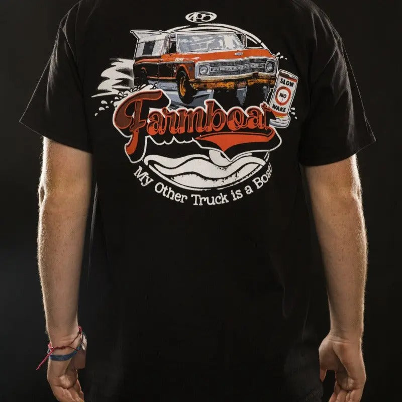 Farmboat - My Other Truck Is A Boat - Tshirt vintage  shirts Crewneck Cotton Hoodie, Sweatshirt | HypeDripTees.com