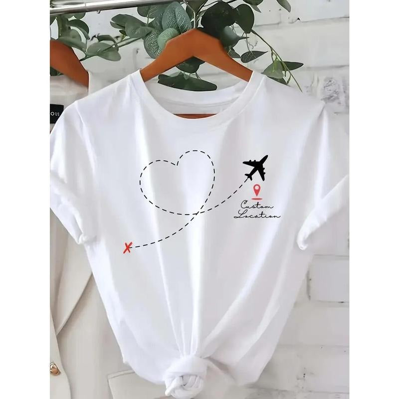 Fashionable Printed Women'S T-Shirt