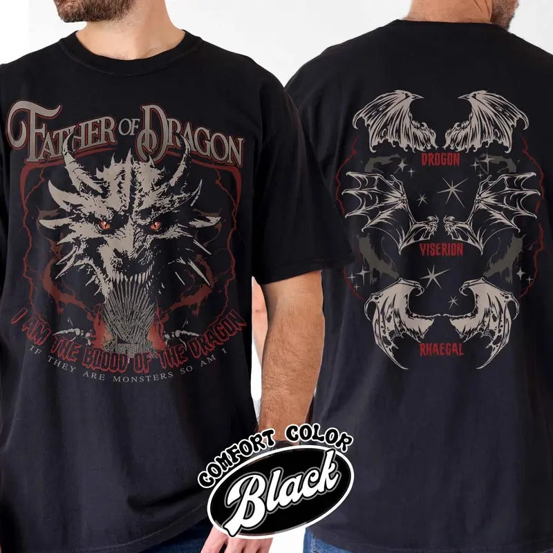 Father of the Dragon Shirt, Mother of Dragons Tshirt, Mother of Dragon Year of the Dragon, Father of Dragons Shirts,...