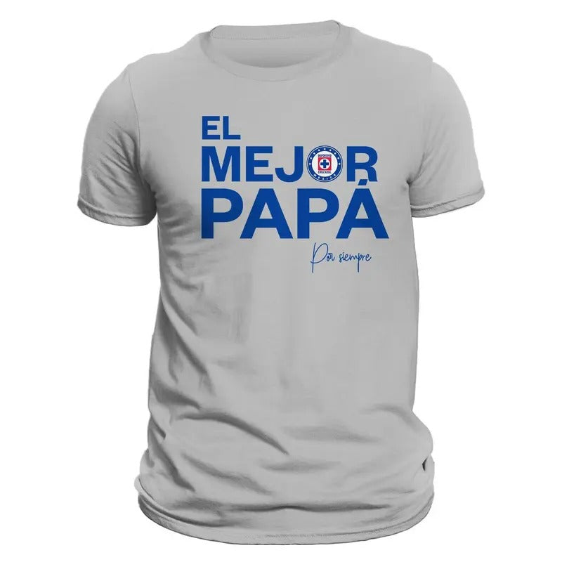 Father's Day Cruz Azul El Mejor Papá Por Siempre T-Shirt Casual Classic Hoodie, Sweatshirt | HypeDripTees.com