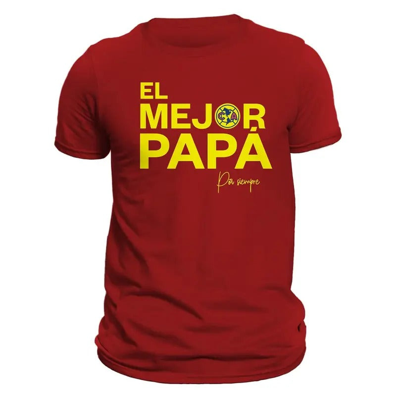 Father's Day El Mejor Papa Por Siempre Club America Men's T-Shirt Casual Classic Hoodie, Sweatshirt | HypeDripTees.com