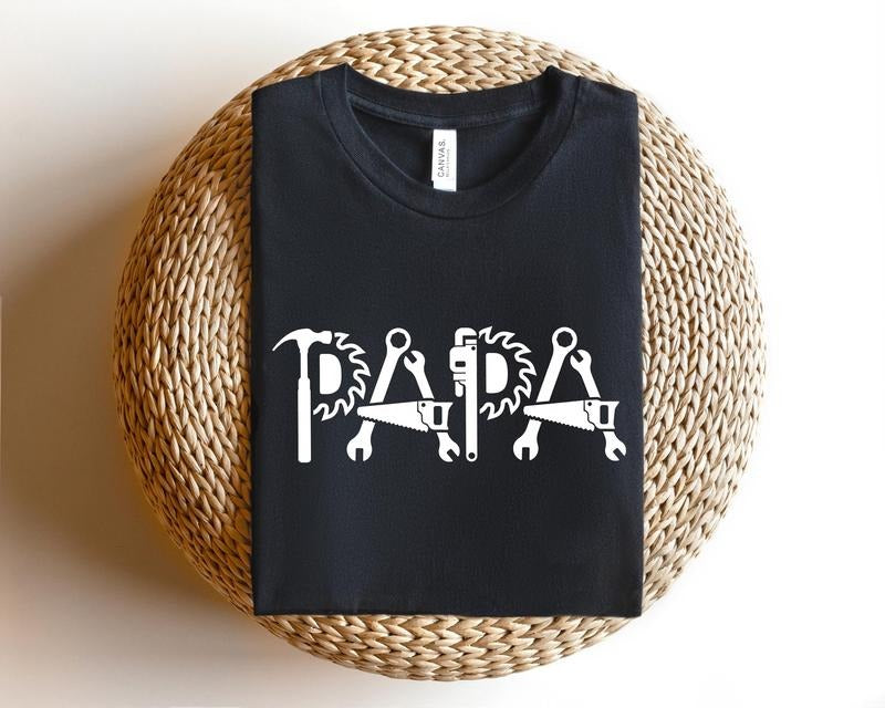 Father's Day Gifts Funny Papa Birthday T Shirt Hoodie Sweater fixer Of Things Shirtpapa Tools Shirtpapa Shirtpapa Can Fix...