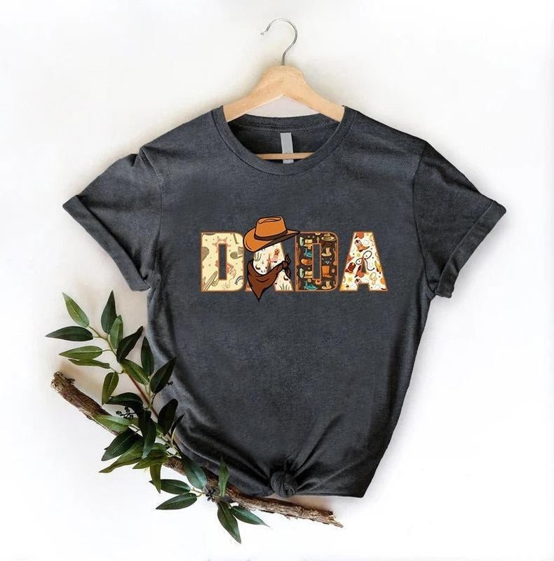 Father's Day Gifts Western Cowboy Dada T Shirt Hoodie Sweater,Fathers Day Gift,Country Daddy Shirt, Western Dad Tshirt,...