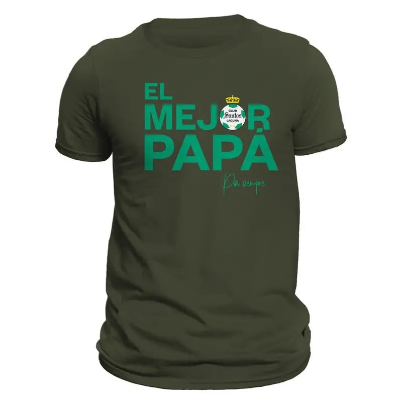 Father's Day Santos Laguna El Mejor Papá Por Siempre T-Shirt Hoodie, Sweatshirt | HypeDripTees.com