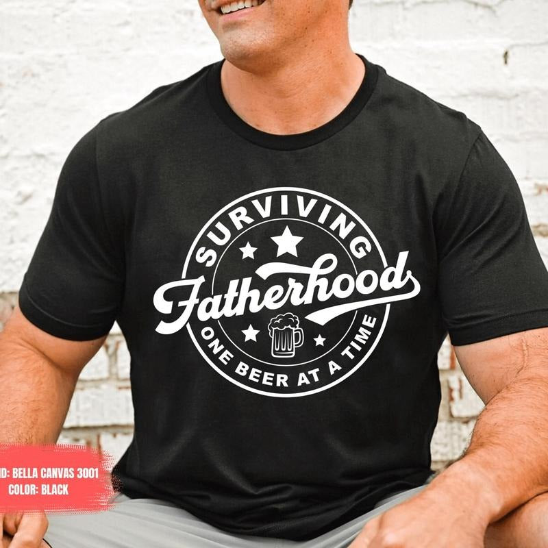 Fatherhood Shirt Funny Father Tee Medium Top Hoodie, Sweatshirt | HypeDripTees.com