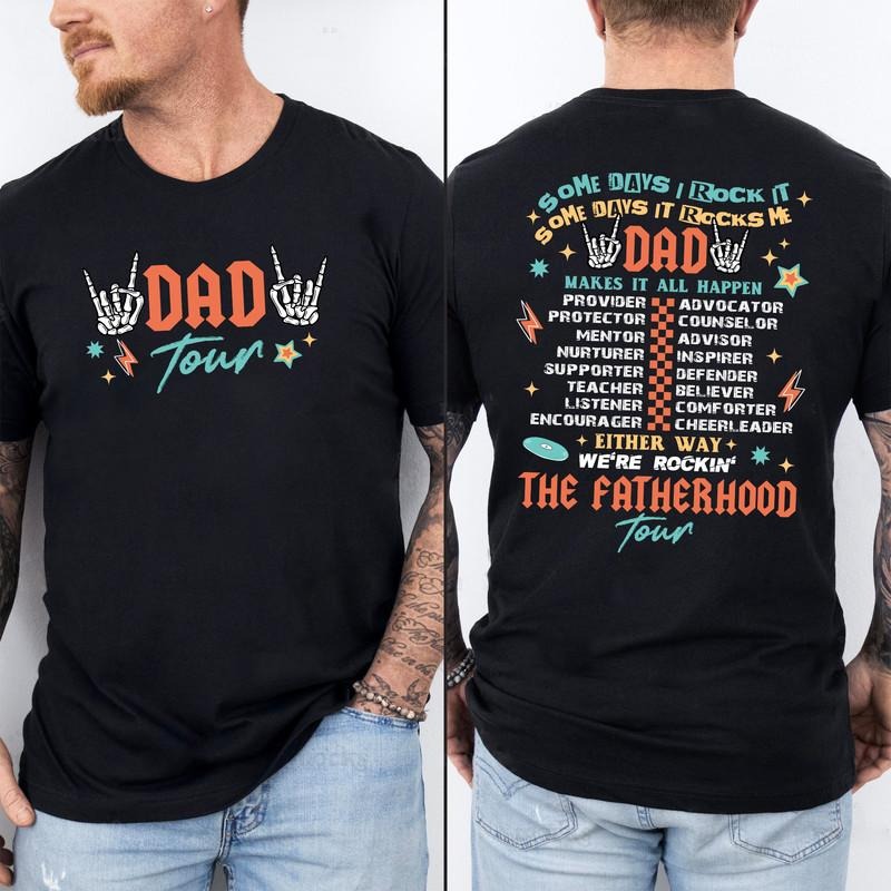 Fatherhood Tour Shirt, Father's Day Shirt, Dad PNG, Best Dad Ever Shirt, Dad Life Shirt, Dad Shirt Design, Father's Day...