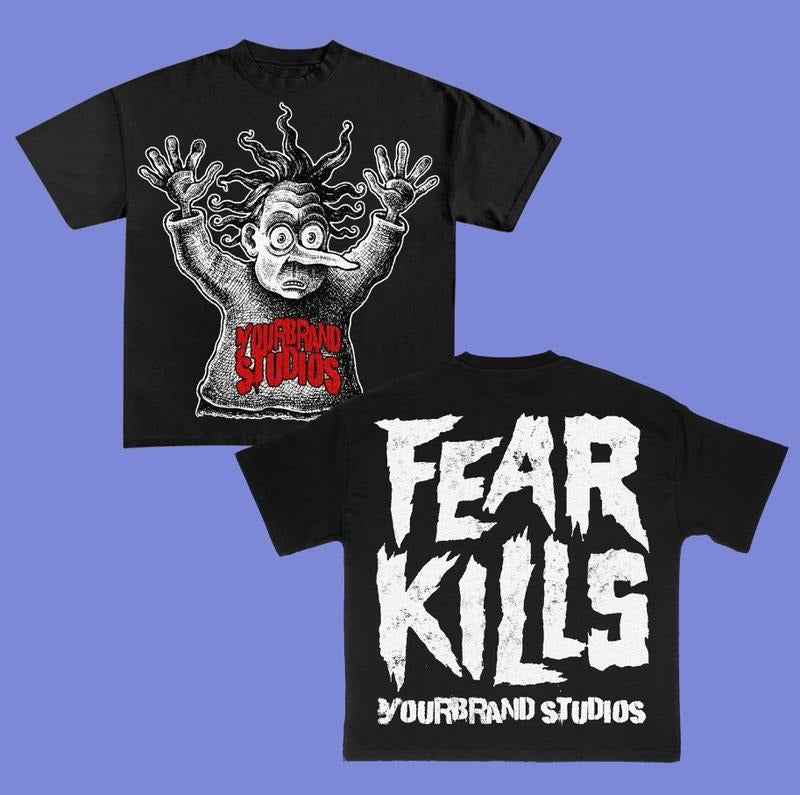 Feak Kils Y2k TShirt Style Hip Hop Streetwear Rap Tee, Cotton Tee Menswear Hoodie, Sweatshirt | HypeDripTees.com