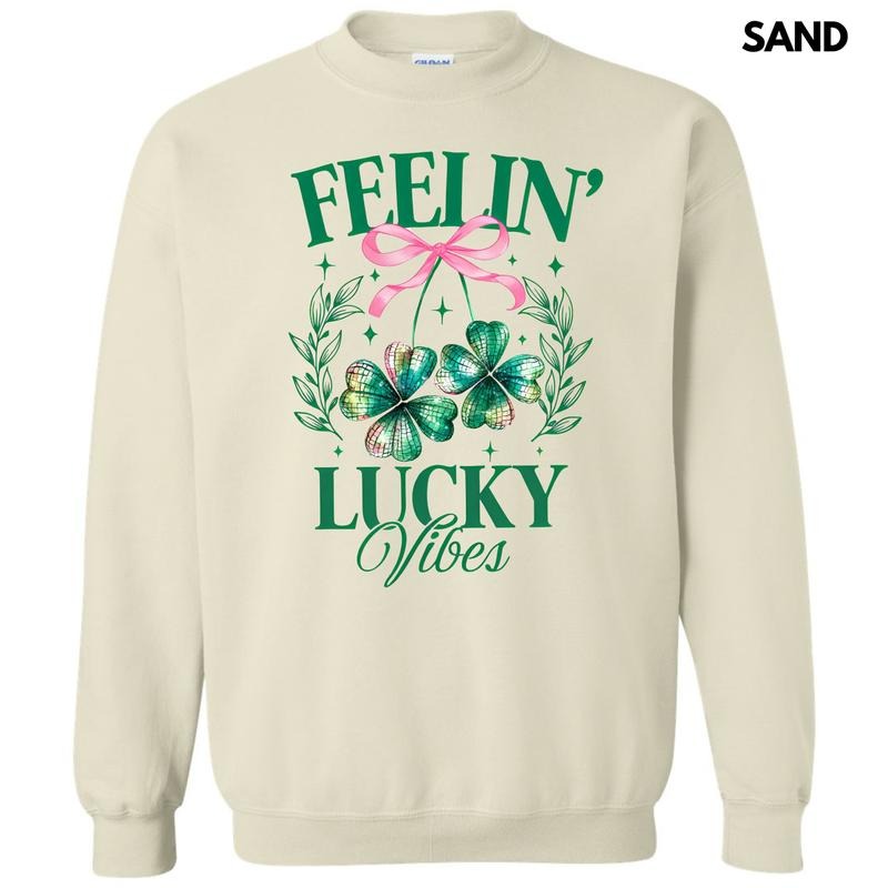 Feelin Lucky Vibes Sweatshirt 'NLB' T-Shirts, Hoodie | HypeDripTees.com