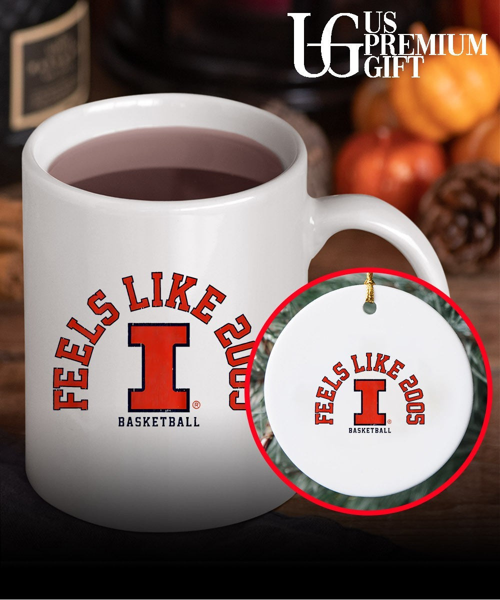 Feels Like 2005 Illinois Fighting Illini basketball logo shirt