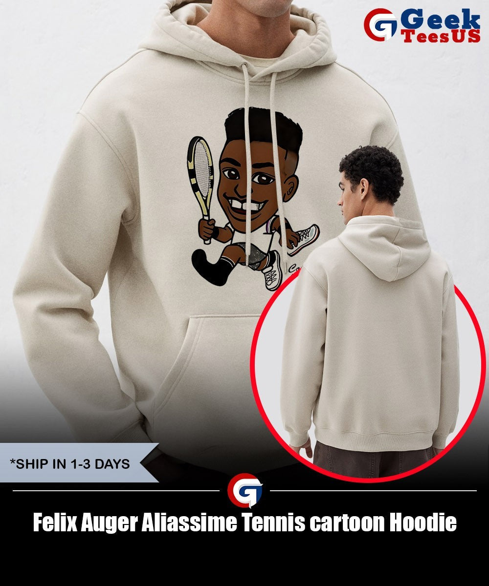 Felix Auger Aliassime Tennis cartoon shirt