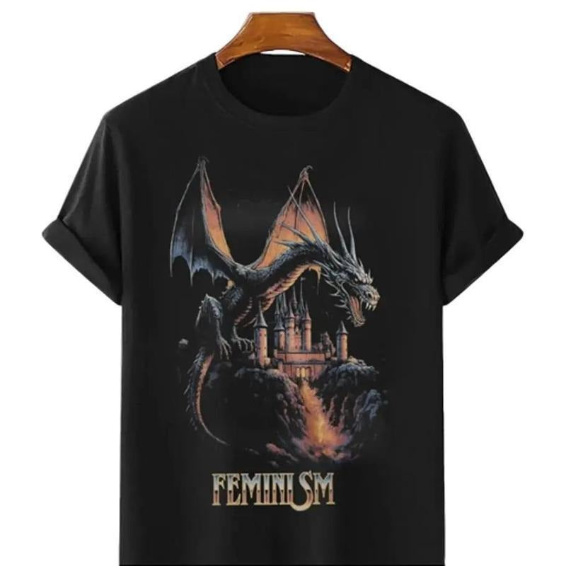 Feminism Dragon Fantasy Tshirt Hoodie, Sweatshirt | HypeDripTees.com