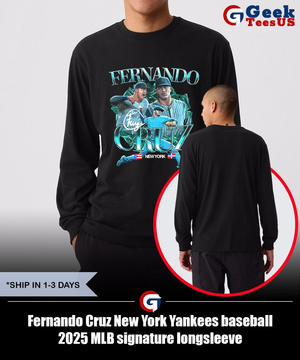 Fernando Cruz New York Yankees baseball 2025 MLB signature shirt