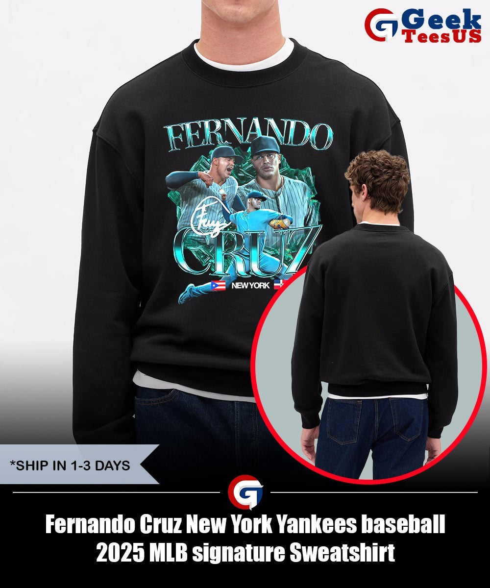 Fernando Cruz New York Yankees baseball 2025 MLB signature shirt