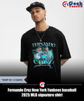 Fernando Cruz New York Yankees baseball 2025 MLB signature shirt