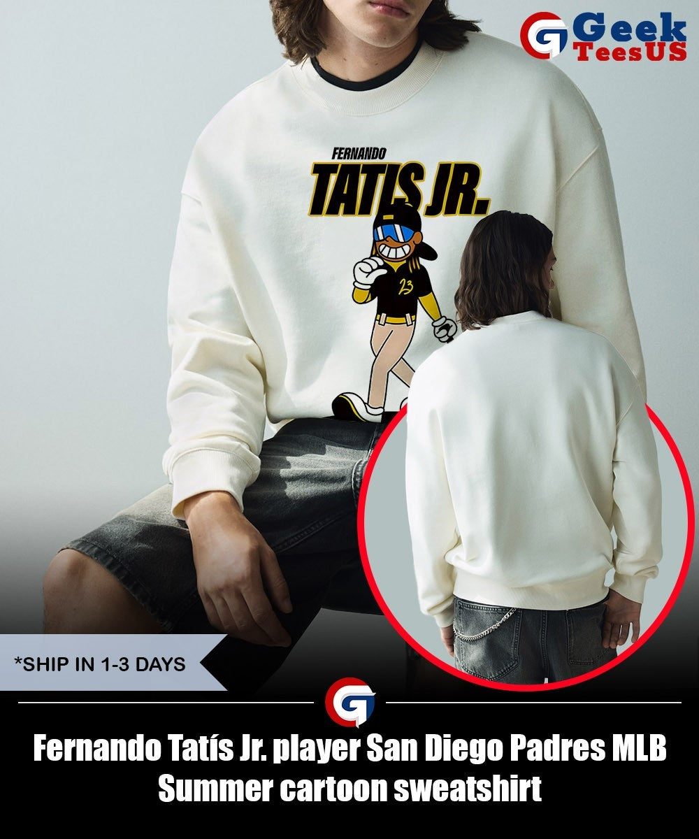 Fernando Tatís Jr. player San Diego Padres MLB Summer cartoon shirt